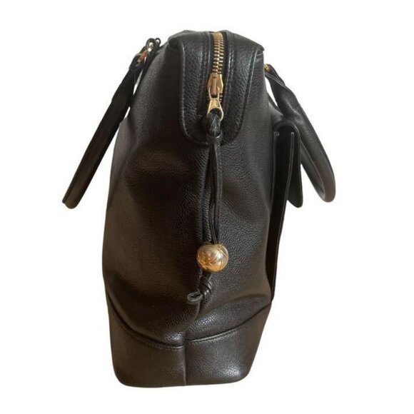 Authentic CHANEL CC Classic Caviar Timeless Flap Shoulder Bag Tote Briefcase - Picture 4 of 15